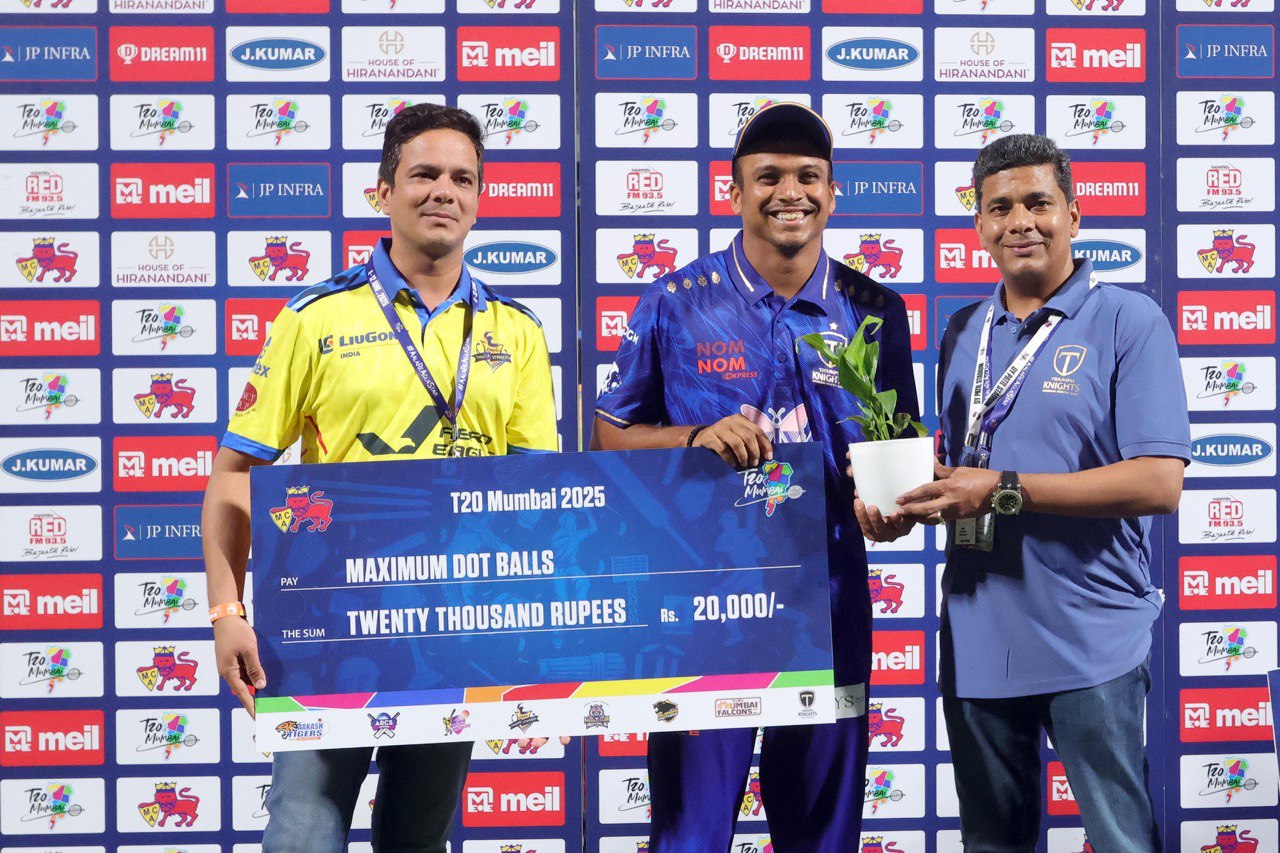 Eagle Thane Strikers in action – MPL 2025 T20 Match at Wankhede Stadium